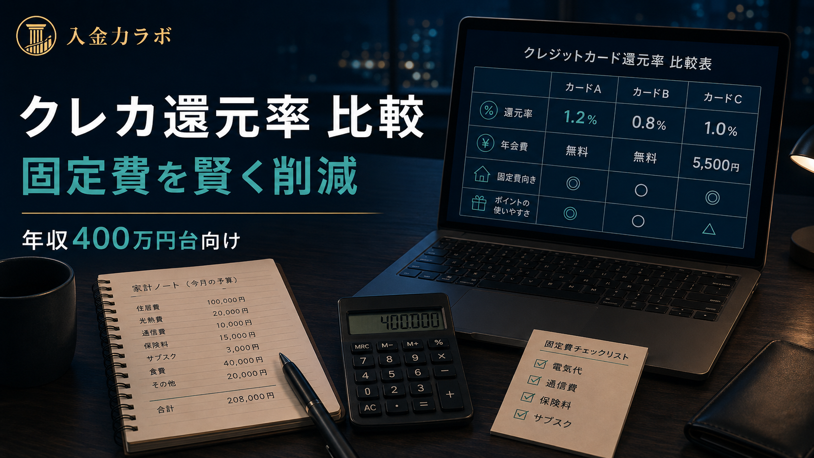 クレカの還元率比較