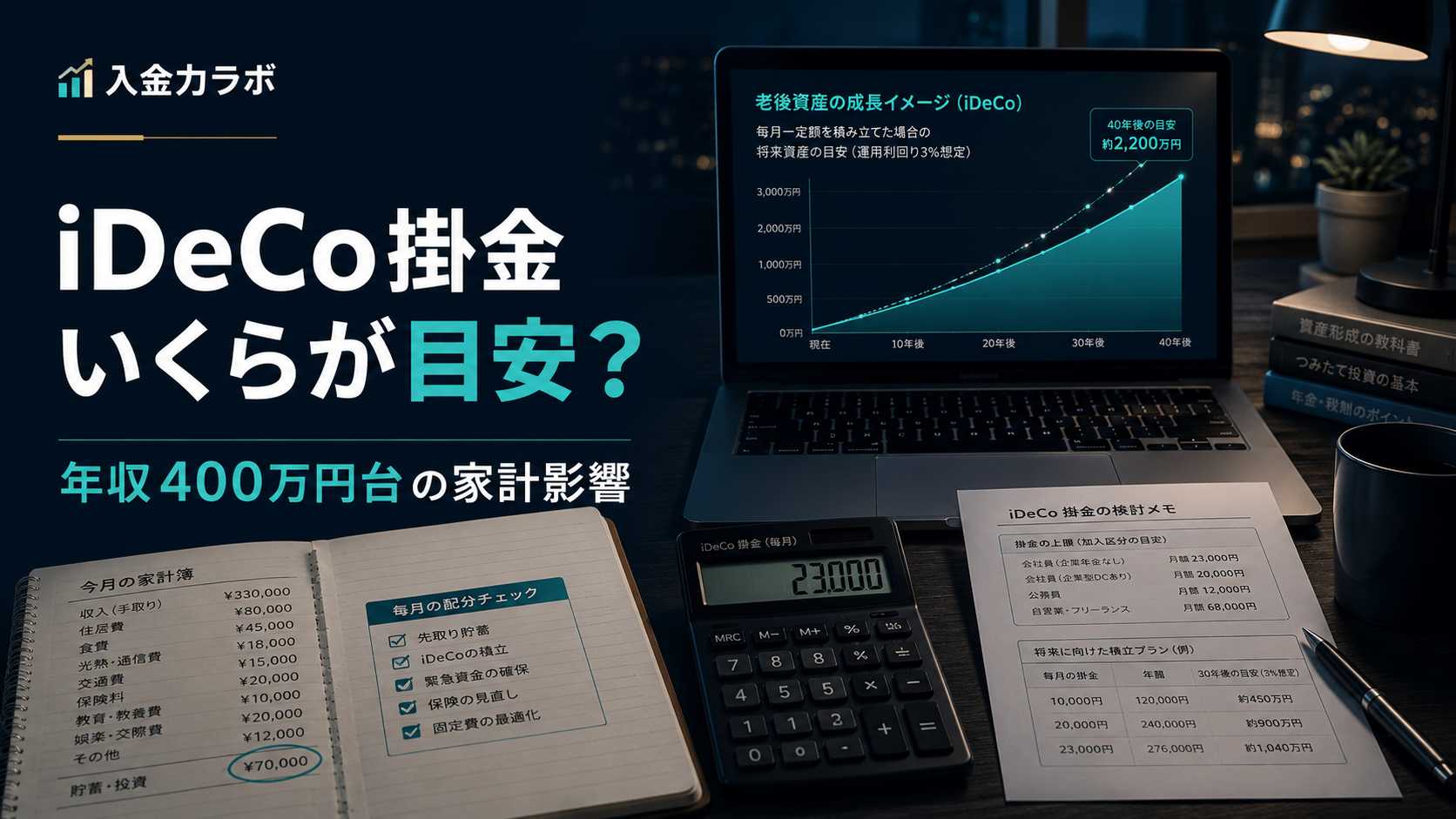 ideco 掛け金