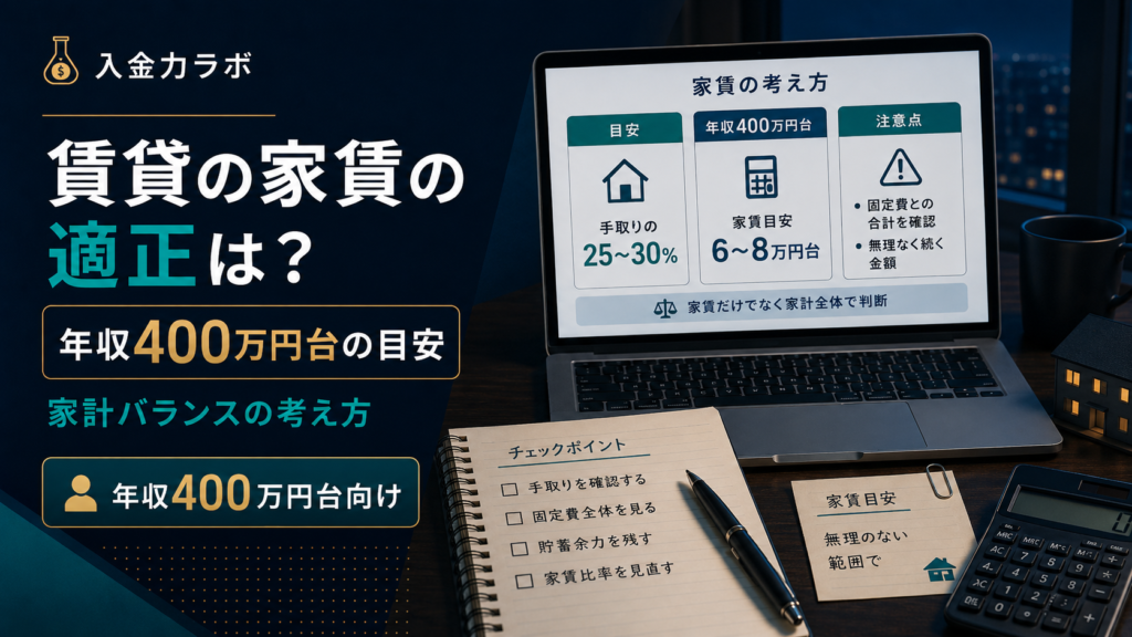 家賃の適正