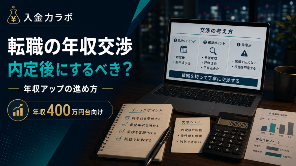 転職の年収交渉