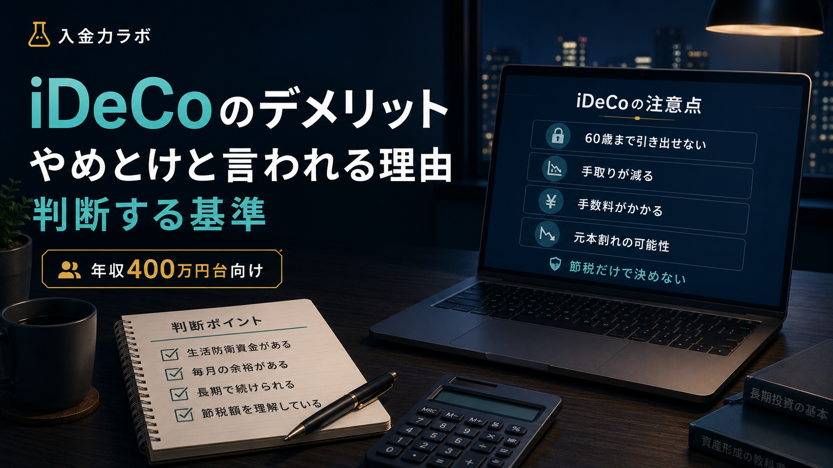 idecoのデメリット