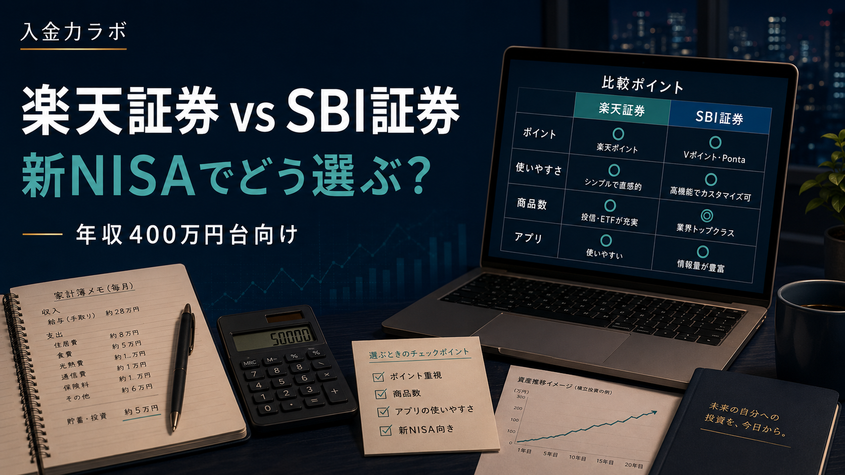 楽天証券とSBI証券