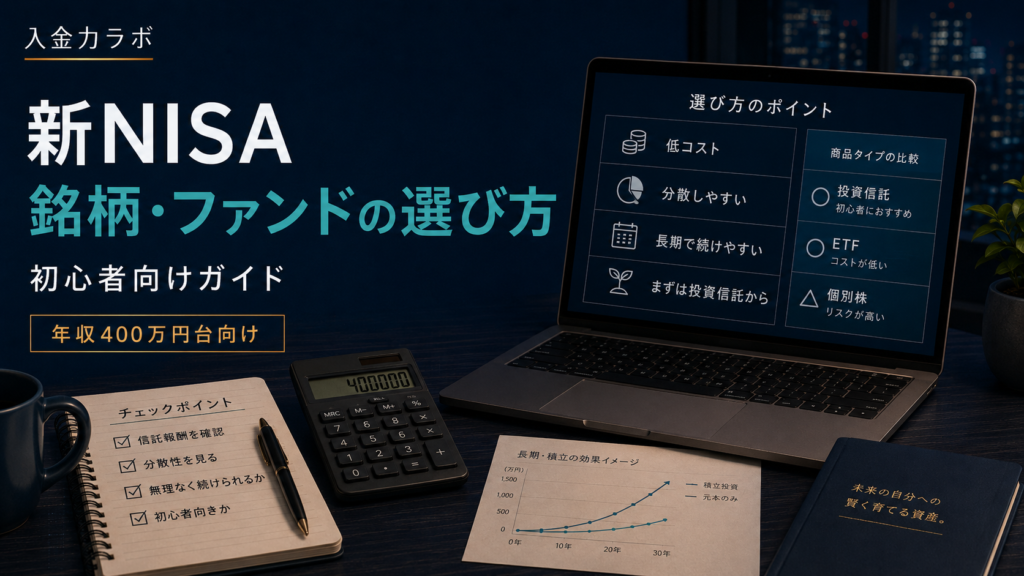 NISAの銘柄とファンドの選び方
