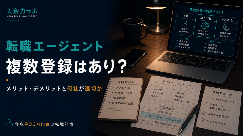 転職エージェントの複数登録はあり？