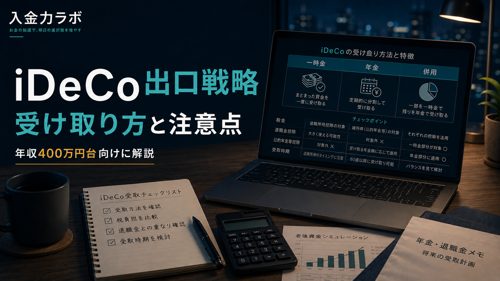 iDeCoの出口戦略
