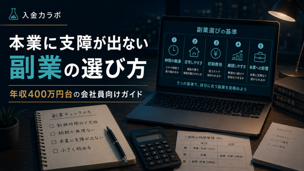 副業の選び方