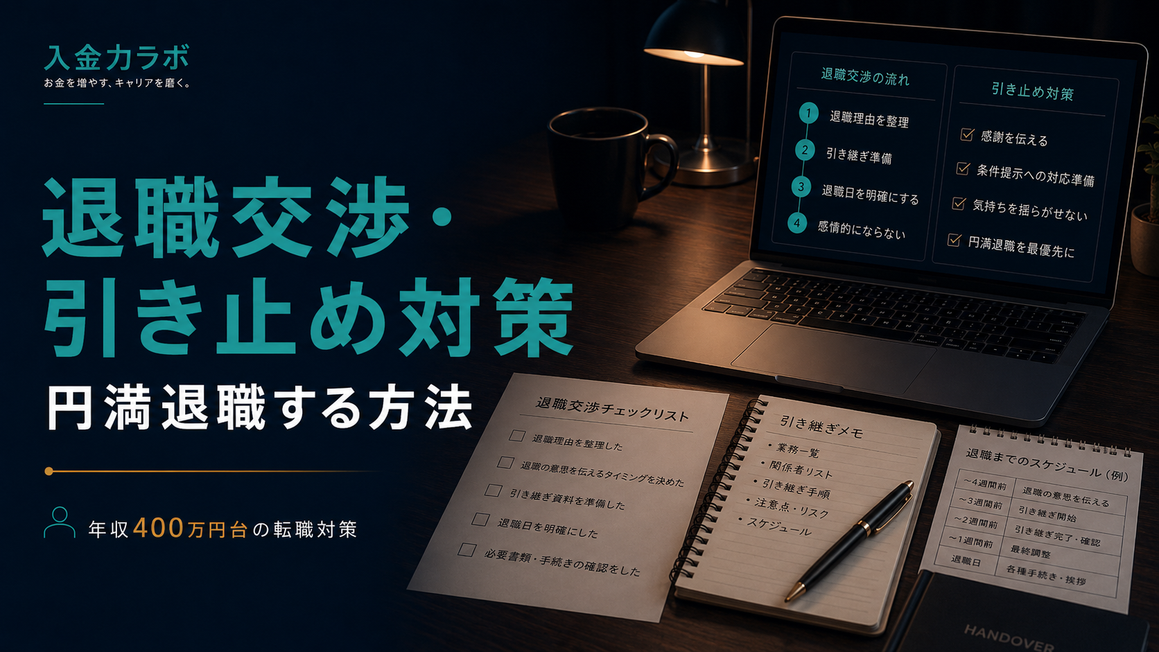 退職に関しての画像
