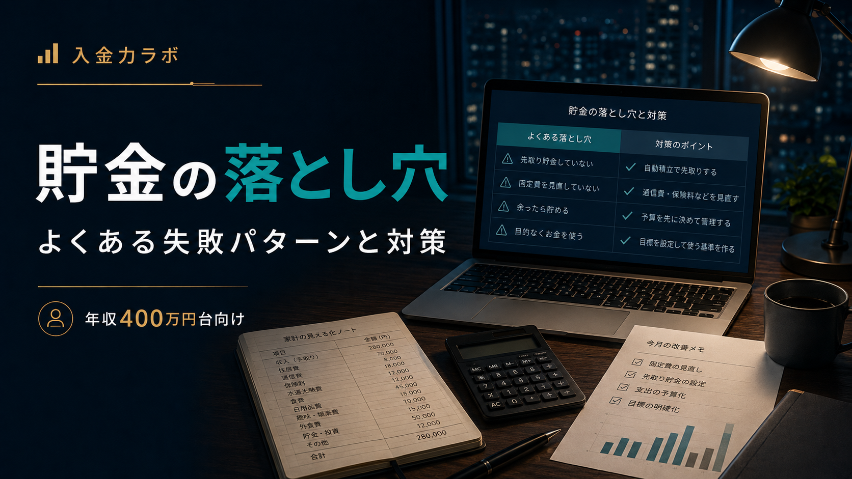 貯金の落とし穴
