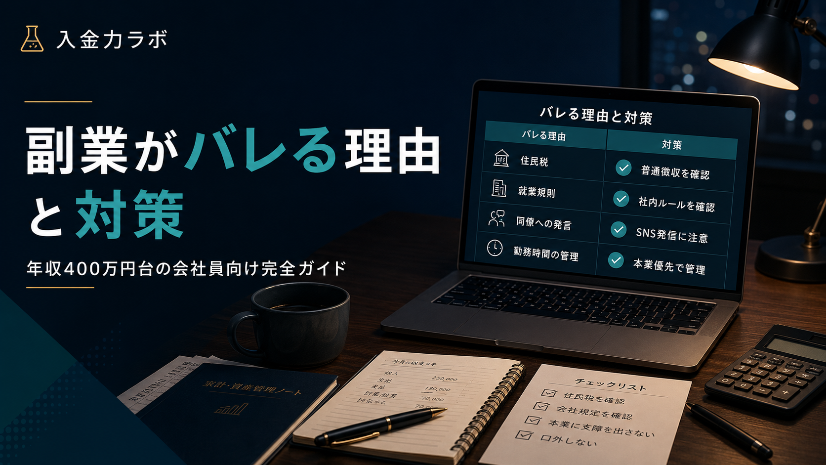 副業がバレる