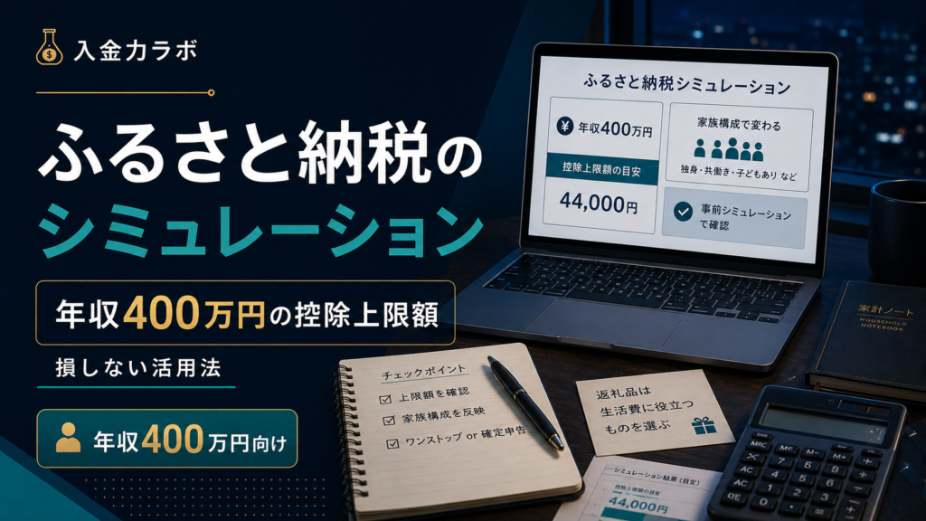 ふるさと納税のシミュレーション
